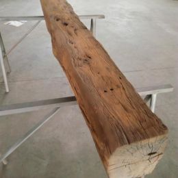 Sabbiatura di vecchio trave