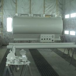 Cisterna e particolari da verniciare